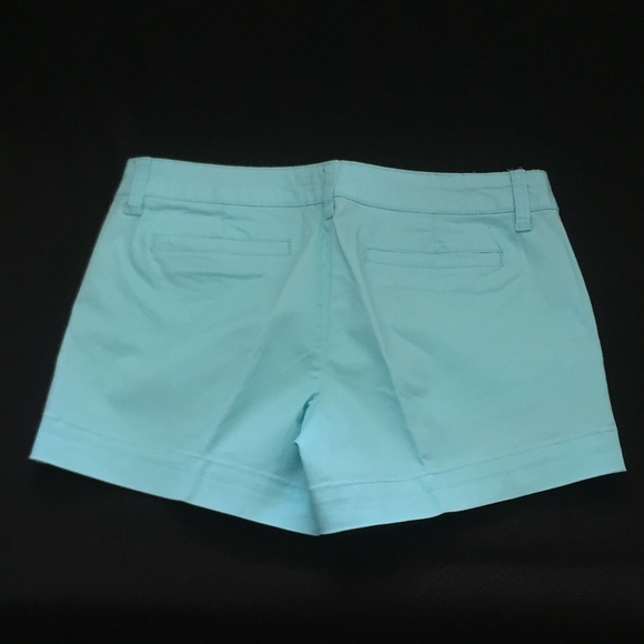 SO Turquoise cotton chino shorts. Sz 9-Small NWOT. - Picture 5 of 6
